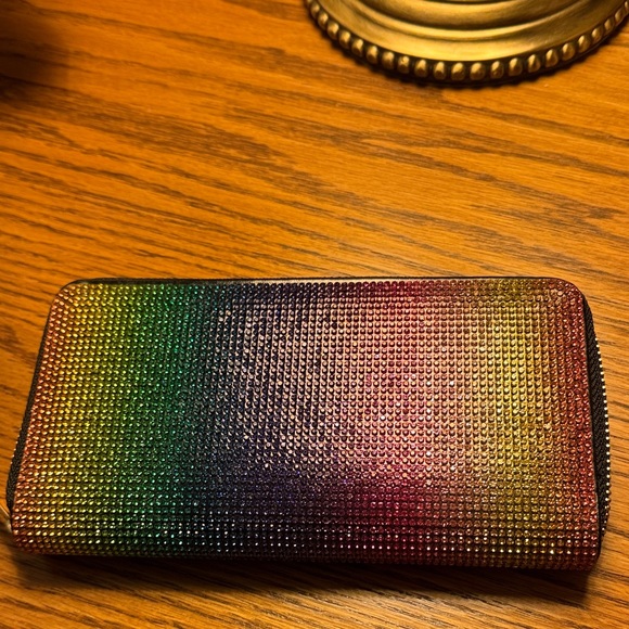 Rainbow Rhinestone Wallet - Picture 3 of 5